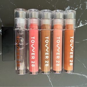 Tower 28 shine on lip gloss set
